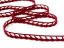 Acryl bobbin lace 75470, width 12 mm, 100% acryl, red burgundy