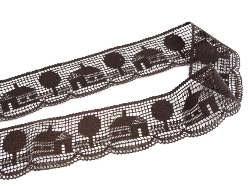 krajka 75157 (tm.hnědá)