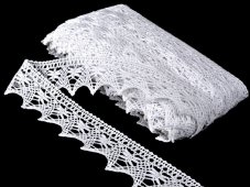 Paličkovaná krajka 75186 (bílá mercerovaná)