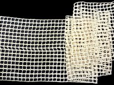 Cotton bobbin lace insert 75309, width 160 mm, ecru