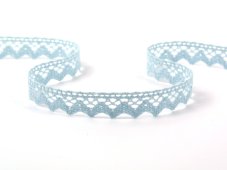 Cotton bobbin lace 75259, width 17 mm, pale blue