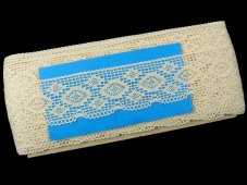 Cotton bobbin lace 75332, width 43 mm, ecru