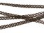 Cotton bobbin lace 75405, width 10 mm, dark brown