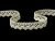 Cotton bobbin lace 75260, width 22 mm, ecru