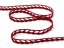 Acryl bobbin lace 75470, width 12 mm, 100% acryl, red burgundy