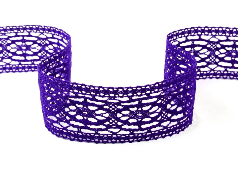 Paličkovaná vsadka 75038 (purpurová I)