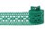 Cotton bobbin lace insert 82313, width 26 mm, light green
