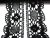 Cotton bobbin lace 75253, width 50 mm, black