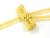 Cotton bobbin lace 75099, width 18 mm, light yellow