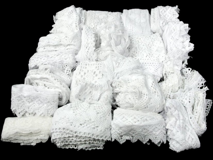 Hobby lace bag 500g (white)
