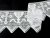 Cotton bobbin lace 75053, width 135 mm, white