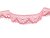 Cotton bobbin lace 75261, width 40 mm, rose