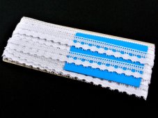 Paličkovaná  krajka 75507 (bílá)