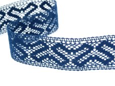 Paličkovaná  vsadka 82232 (mořská modrá)