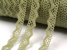 Paličkovaná krajka 73003 (khaki)