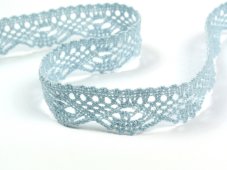 Cotton bobbin lace 75423 sky blue