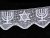 Cotton bobbin lace 75140, width 156 mm, white