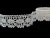 Linen bobbin lace 75394, width 25 mm, 100% linen bleached
