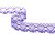 Cotton bobbin lace 75133, width 19 mm, purple