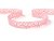 Cotton bobbin lace 75395, width 16 mm, pink