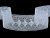 Cotton bobbin lace 81724, width 50 mm, white