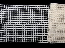 Cotton bobbin lace insert 75309, width 160 mm, ecru