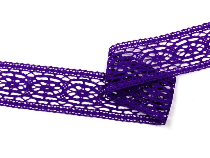 Paličkovaná vsadka 75038 (purpurová I)