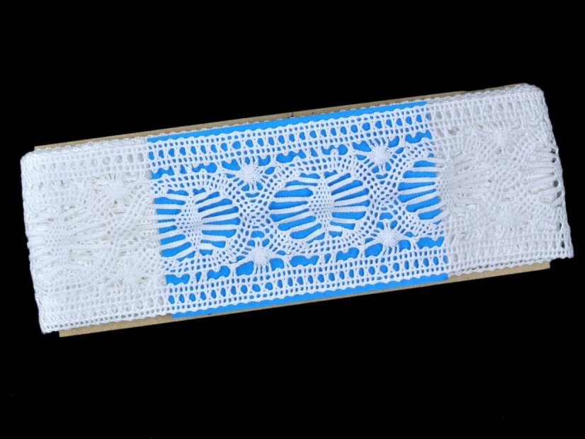 Paličkovaná  vsadka 81672 (bílá)