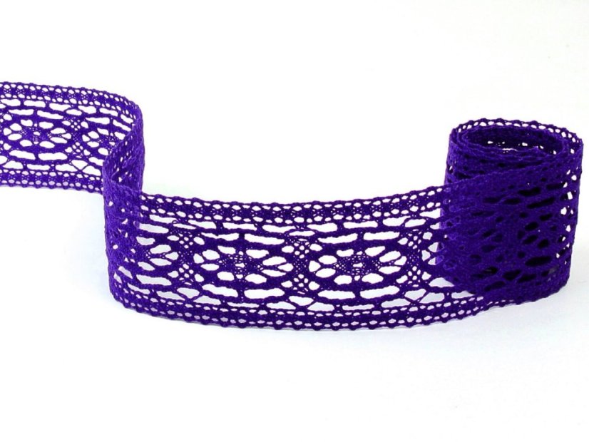 Paličkovaná vsadka 75038 (purpurová I)