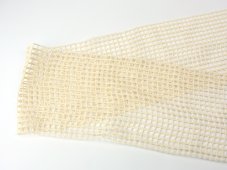 Cotton bobbin lace insert 75326, width 125 mm, ecru