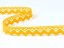 Cotton bobbin lace 75259, width 17 mm, dark yellow