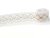 Cotton bobbin lace 82231, width 32 mm, white/ Lurex gold