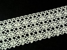 Cotton bobbin lace 82165, width 48 mm, ecru