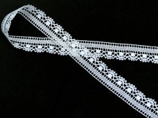Paličkovaná krajka 81017 (bílá)