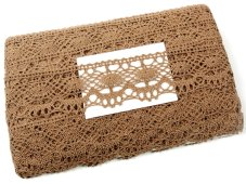 Paličkovaná krajka 75238 (tmavě béžová)