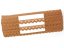 Cotton bobbin lace 75259, width 17 mm, terracotta