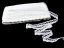 Cotton bobbin lace 75099, width 18 mm, white