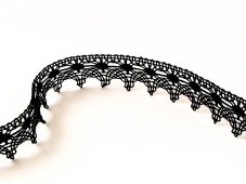 Paličkovaná krajka 75041 (černá)