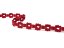 Cotton bobbin lace insert 75527, width 15 mm, light wine