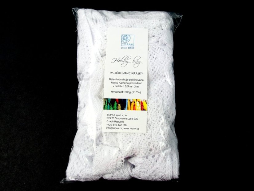 hobby lace bag 200g (white)