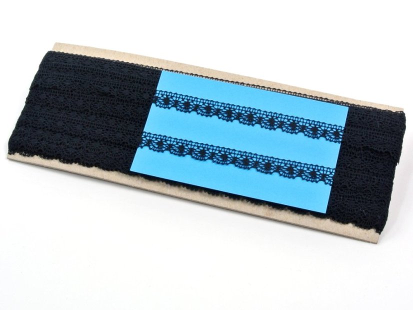 Paličkovaná krajka 81197 (černá)
