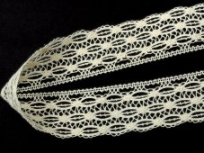 Cotton bobbin lace 81599, width 42 mm, ecru
