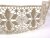 Linen bobbin lace 75290, width 85 mm, 100% linen natural