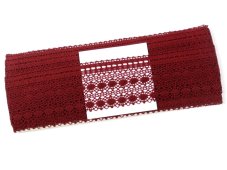 Cotton bobbin lace 82240 cranberry