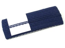 Paličkovaná  krajka 75358 (tmavě modrá)