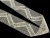 Cotton bobbin lace insert 82348, width 73 mm, ecru
