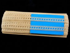 Cotton bobbin lace insert 75280, width 11 mm, ecru