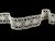 Cotton bobbin lace insert 75235, width 43 mm, ecru