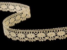 Cotton bobbin lace 81050 raw ecru