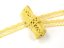 Cotton bobbin lace 75099, width 18 mm, light yellow